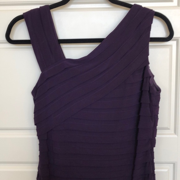 Egg Plant Purple Party Dress. - Picture 4 of 6